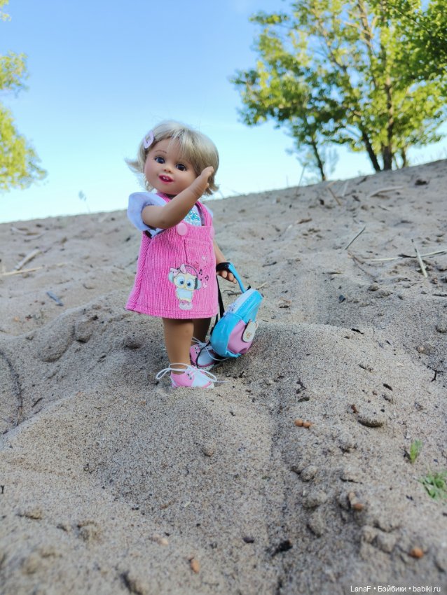 Милочка на пляже. Первый выезд. (виниловые куклыGabrielle Muller) (фото 5)