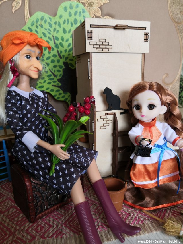 Маленькая Баба Яга — Игровые куклы разных производителей (Разное): редкие бренды