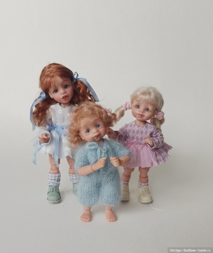 Три сестренки — Авторские шарнирные куклы своими руками: лепка (фото 5)