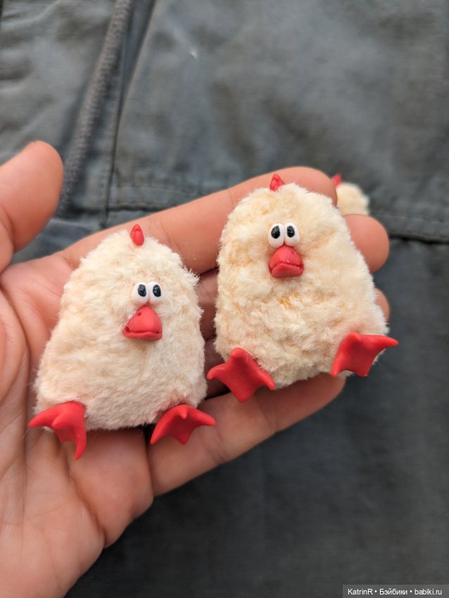 Цыплята. Брошки — Текстильные игрушки и примитивы: кофейные (фото 6)