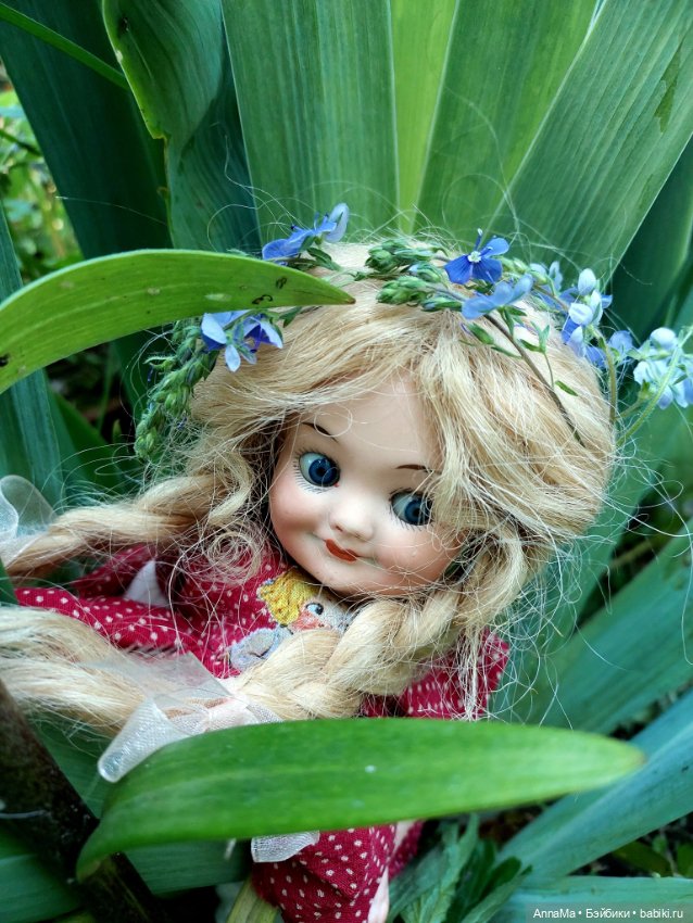 Воображуля — Антикварные куклы Armand Marseille (AM): молд 390 (фото 6)