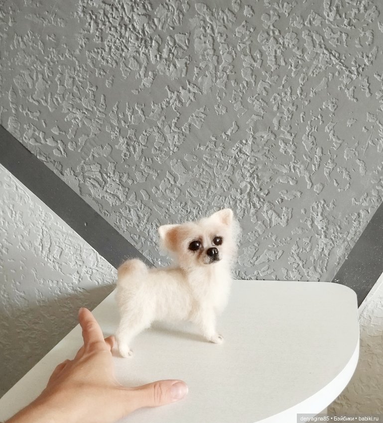 Чихуахуа — Валяные игрушки из шерсти: сухое валяние (фото 3)