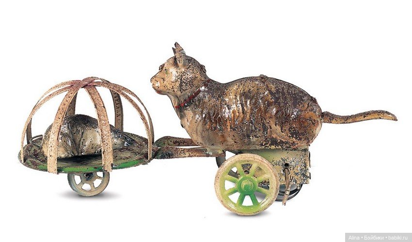 Заводные "Кошки-мышки" — Антикварные автоматоны и механические куклы: Vichy