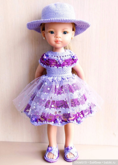 Лёгкое ажурное платье крючком для паолочки с узором "Лилия" (фото 3)