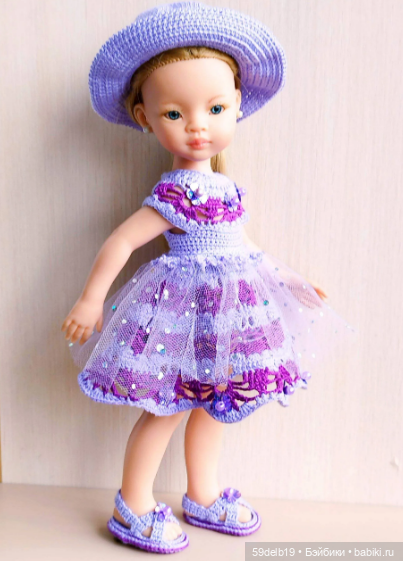 Лёгкое ажурное платье крючком для паолочки с узором "Лилия" (фото 4)