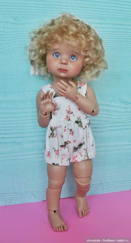 Моя новая кукла-булочка Стеша, 29 см
