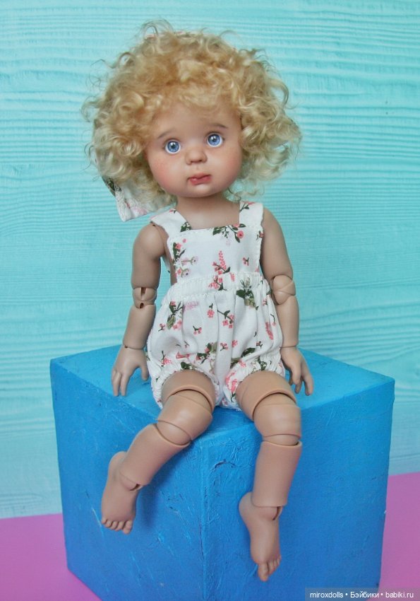 Моя новая кукла-булочка Стеша, 29 см