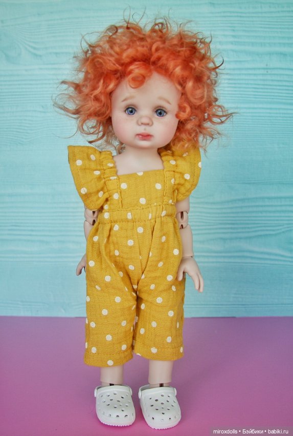 Моя новая кукла-булочка Стеша, 29 см