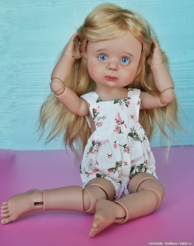 Моя новая кукла-булочка Стеша, 29 см
