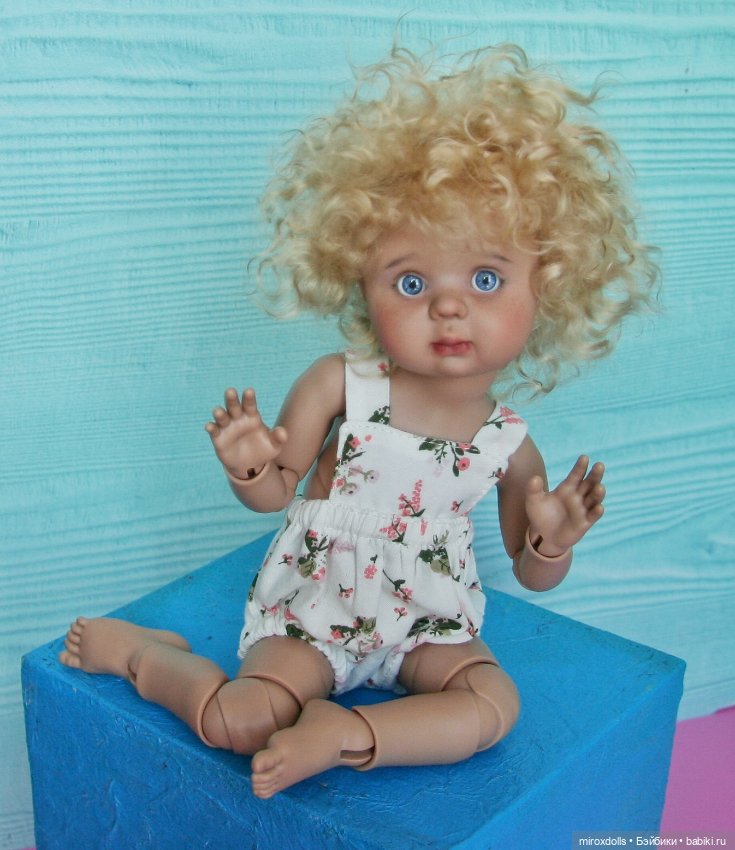 Моя новая кукла-булочка Стеша, 29 см