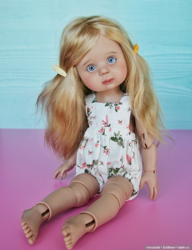Моя новая кукла-булочка Стеша, 29 см