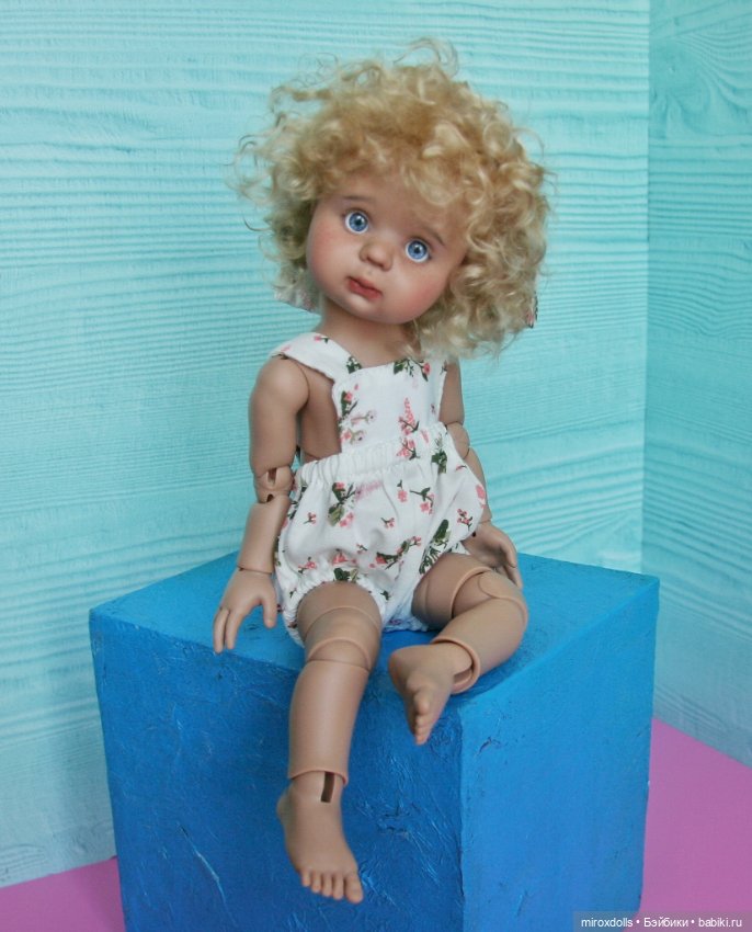 Моя новая кукла-булочка Стеша, 29 см