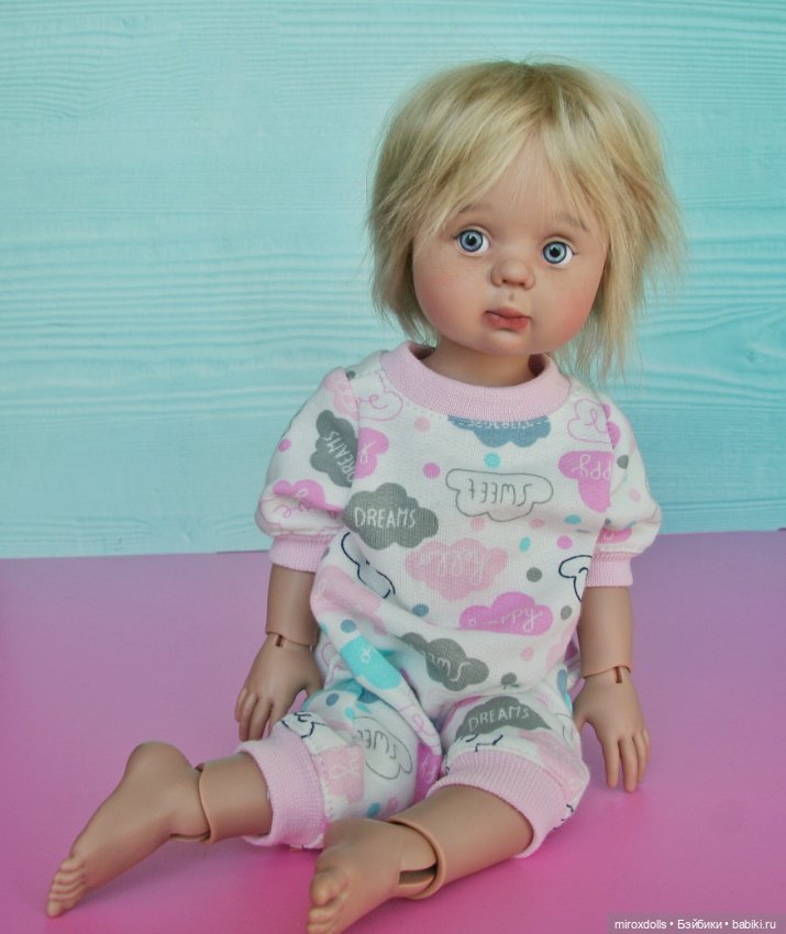 Моя новая кукла-булочка Стеша, 29 см