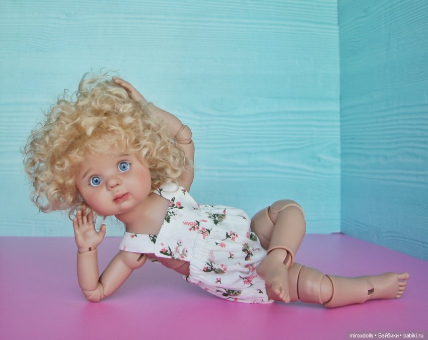 Моя новая кукла-булочка Стеша, 29 см