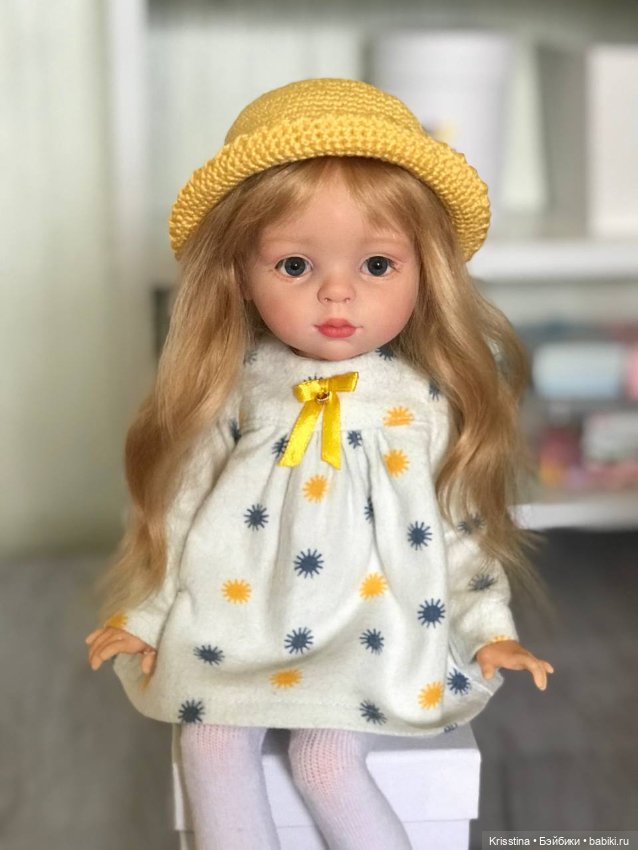 Кристюша, девочка - лето — ООАК Paola Reina (Паола Рейна) и испанских кукол: перерисовка (фото 5)