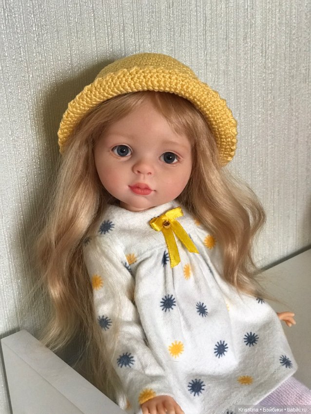 Кристюша, девочка - лето — ООАК Paola Reina (Паола Рейна) и испанских кукол: перерисовка (фото 2)