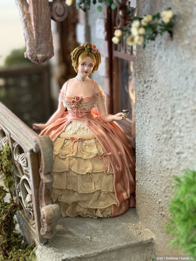 Изысканная кукла-леди от Гейл Елены Банток