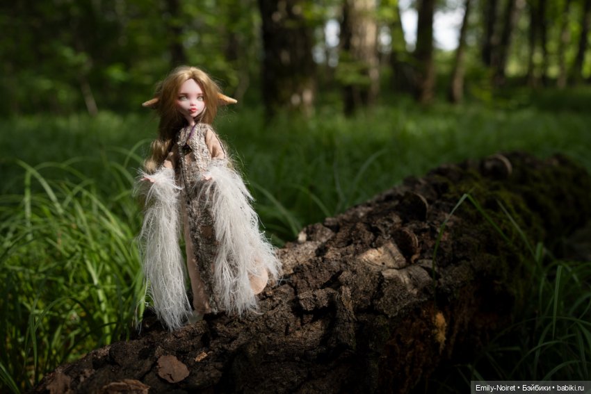 В лесу — ООАК Monster High и Ever After High: репейнт (фото 6)