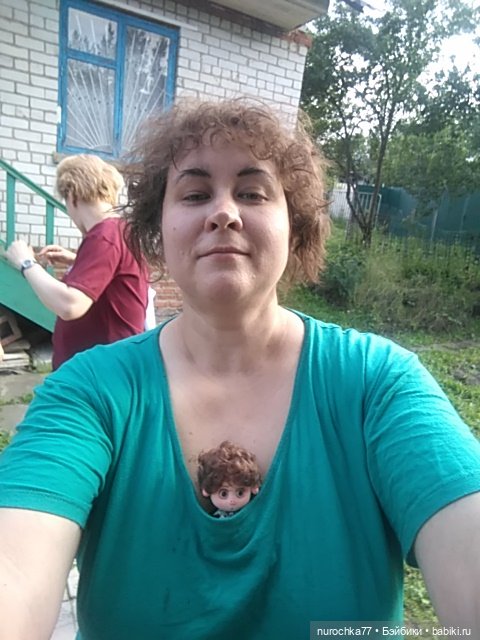 Счастливые Свинка и Хозяйка