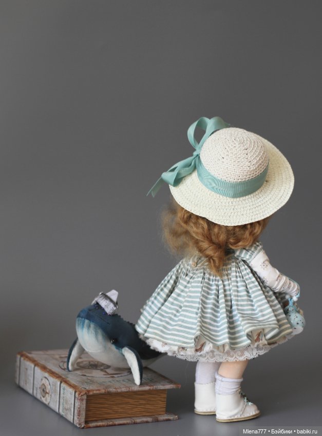 Девочка и кит — Авторские текстильные куклы: Вальдорфские (фото 10)