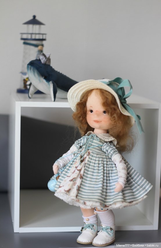 Девочка и кит — Авторские текстильные куклы: Вальдорфские (фото 8)