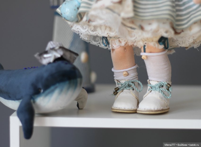 Девочка и кит — Авторские текстильные куклы: Вальдорфские (фото 5)