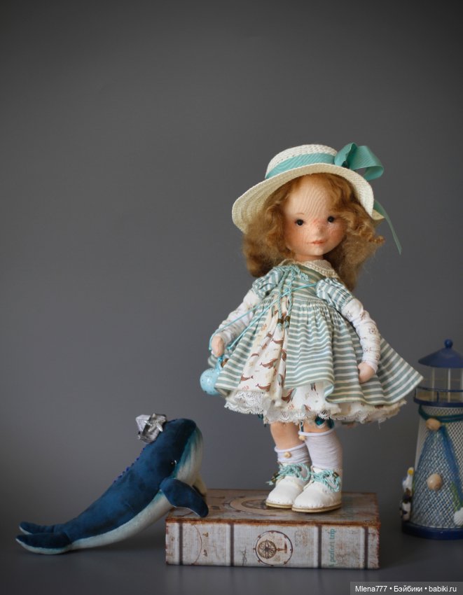 Девочка и кит — Авторские текстильные куклы: Вальдорфские (фото 2)