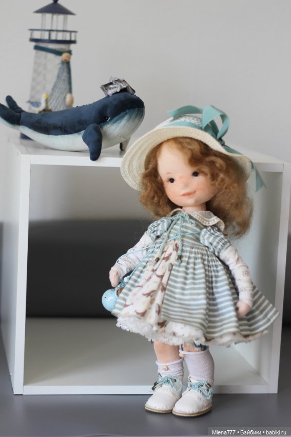 Девочка и кит — Авторские текстильные куклы: Вальдорфские (фото 7)