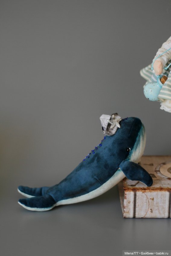 Девочка и кит — Авторские текстильные куклы: Вальдорфские (фото 3)