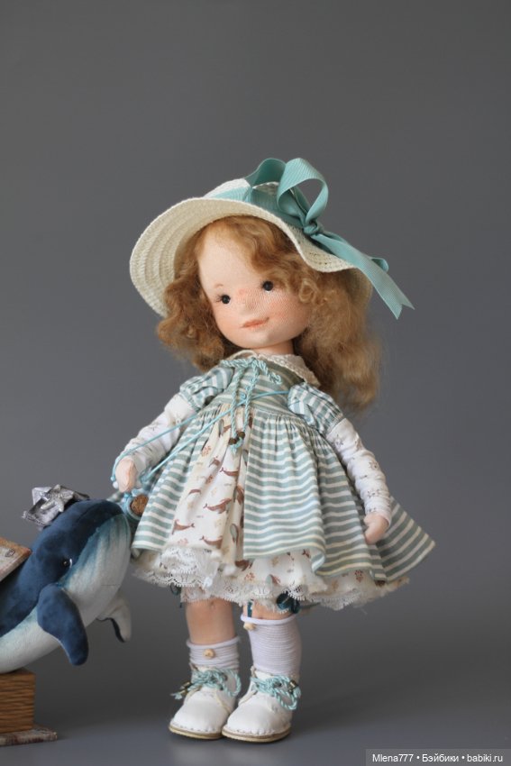 Девочка и кит — Авторские текстильные куклы: Вальдорфские (фото 4)
