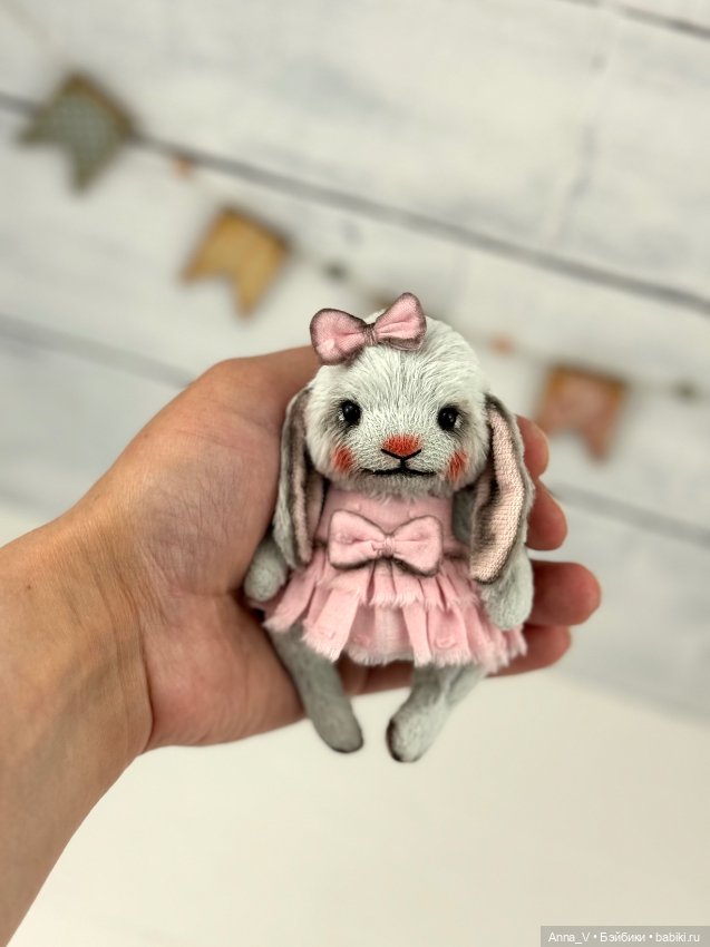 Тедди зайка Луна — Авторские мишки Тедди и друзья: фото