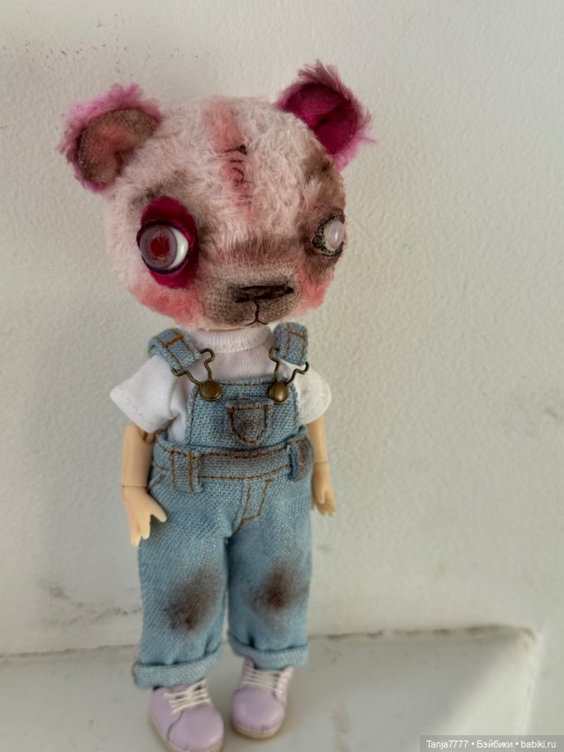 Pink baby bear — Авторские мишки Тедди и друзья: фото