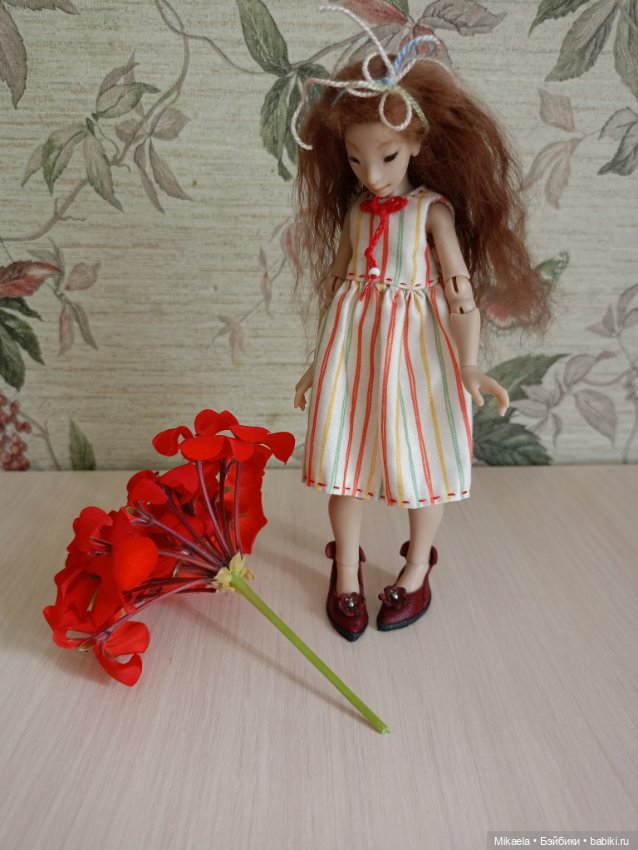 Девочка и герань — Домашние фото авторских кукол: личные коллекции (фото 3)