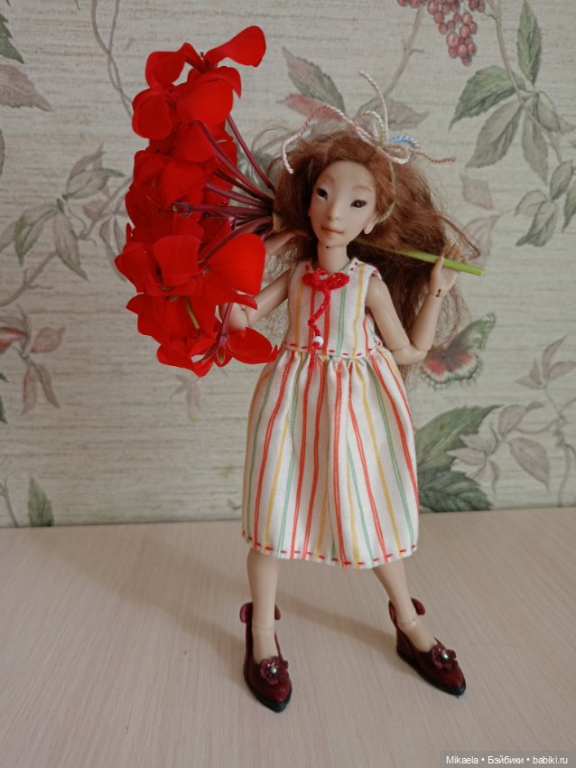 Девочка и герань — Домашние фото авторских кукол: личные коллекции (фото 4)