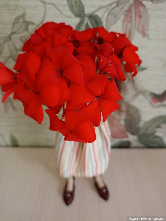 Девочка и герань — Домашние фото авторских кукол: личные коллекции (фото 6)