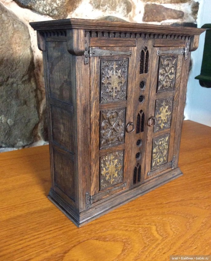 Реалистичный миниатюрный шкаф от Мастера Ян Х (фото 2)