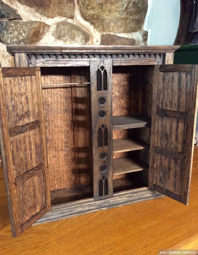 Реалистичный миниатюрный шкаф от Мастера Ян Х (фото 5)