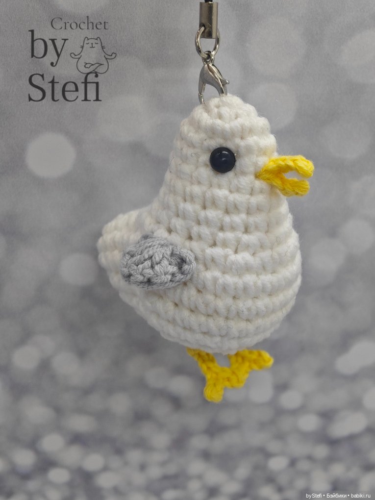 Чайка — Вязаные игрушки и амигуруми: крючком (фото 4)