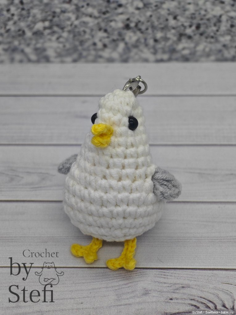 Чайка — Вязаные игрушки и амигуруми: крючком