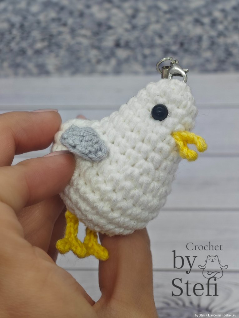 Чайка — Вязаные игрушки и амигуруми: крючком (фото 3)
