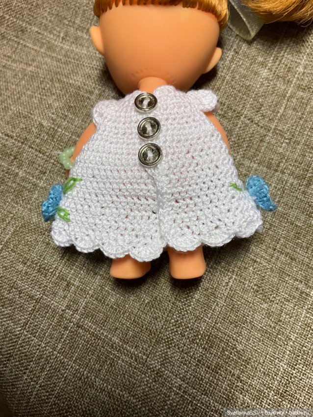Вязаные платья для кукол — Одежда и обувь для кукол своими руками: фото (фото 2)