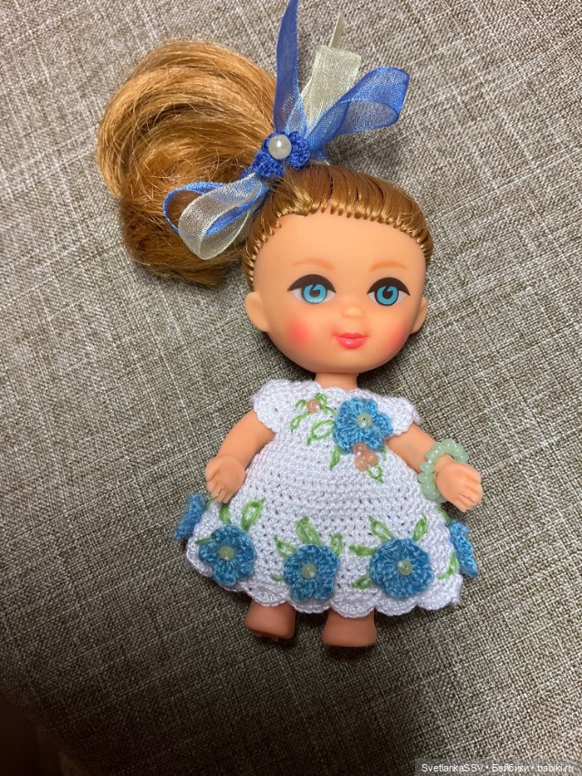 Вязаные платья для кукол — Одежда и обувь для кукол своими руками: фото