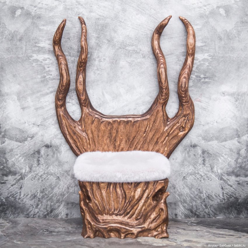 Трон для Больших феечек — Мебель для кукол и домиков: фото