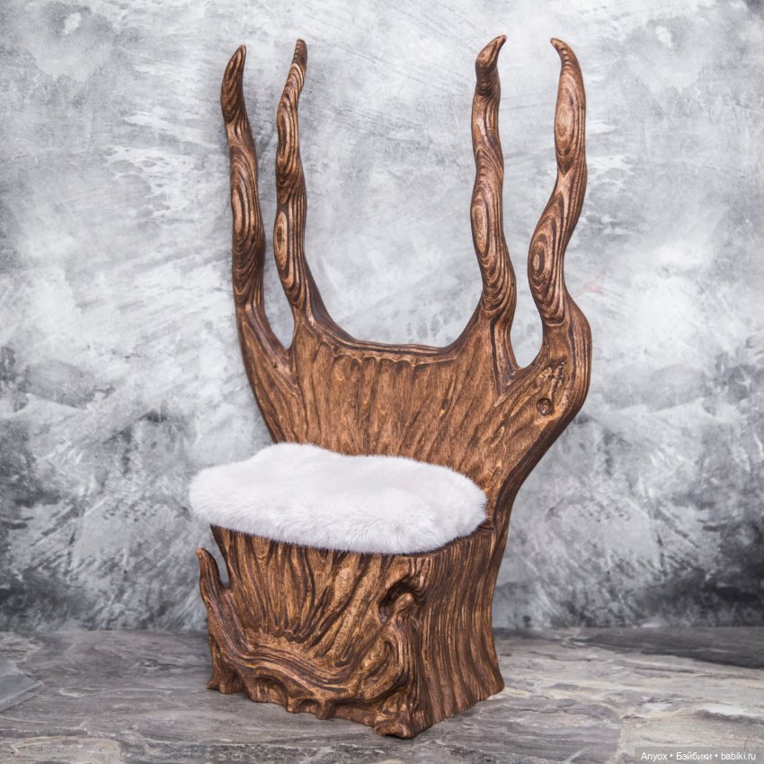 Трон для Больших феечек — Мебель для кукол и домиков: фото (фото 4)