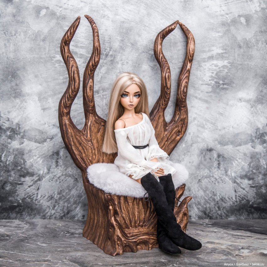 Трон для Больших феечек — Мебель для кукол и домиков: фото