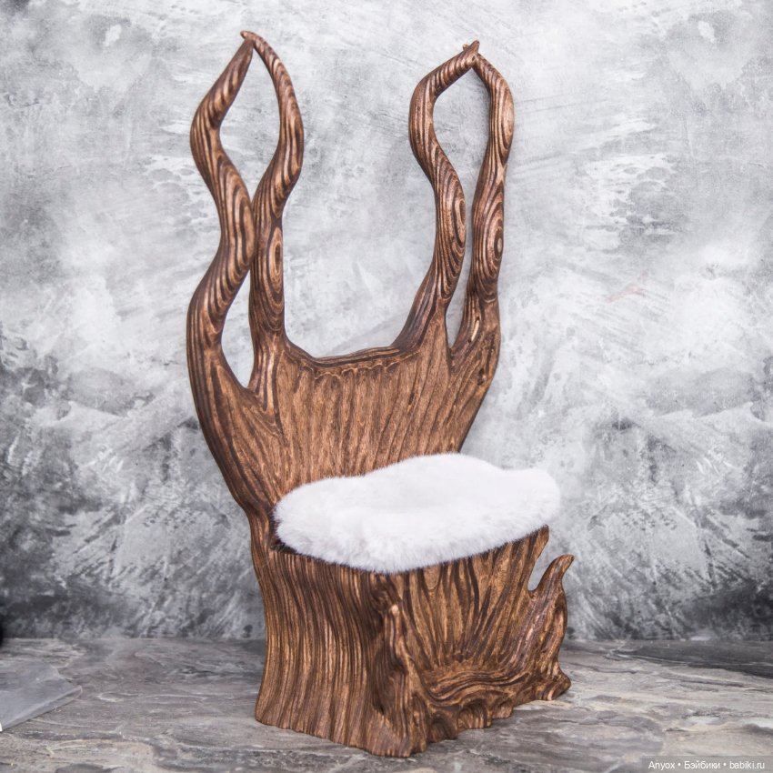 Трон для Больших феечек — Мебель для кукол и домиков: фото (фото 3)