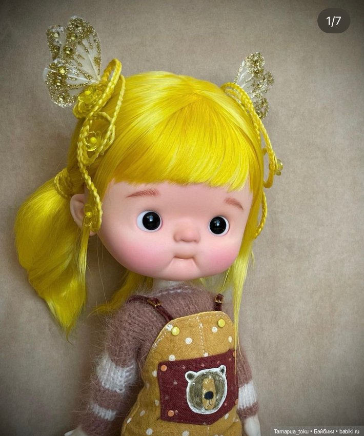 Мое увлечение - парики — Куклы Qbaby (Кьюбейби) Rodgerdoll: для тела Ob11 (фото 7)