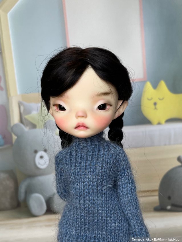 Мое увлечение - парики — Куклы Qbaby (Кьюбейби) Rodgerdoll: для тела Ob11 (фото 3)