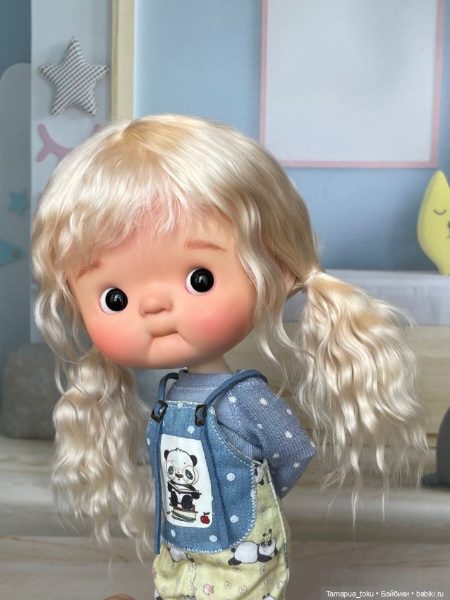 Мое увлечение - парики — Куклы Qbaby (Кьюбейби) Rodgerdoll: для тела Ob11 (фото 6)