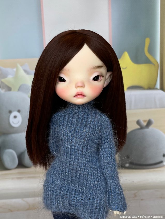 Мое увлечение - парики — Куклы Qbaby (Кьюбейби) Rodgerdoll: для тела Ob11 (фото 2)